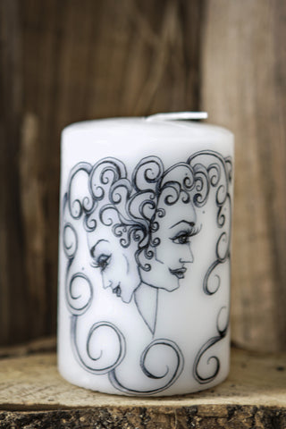 Zodiac candle: Gemini